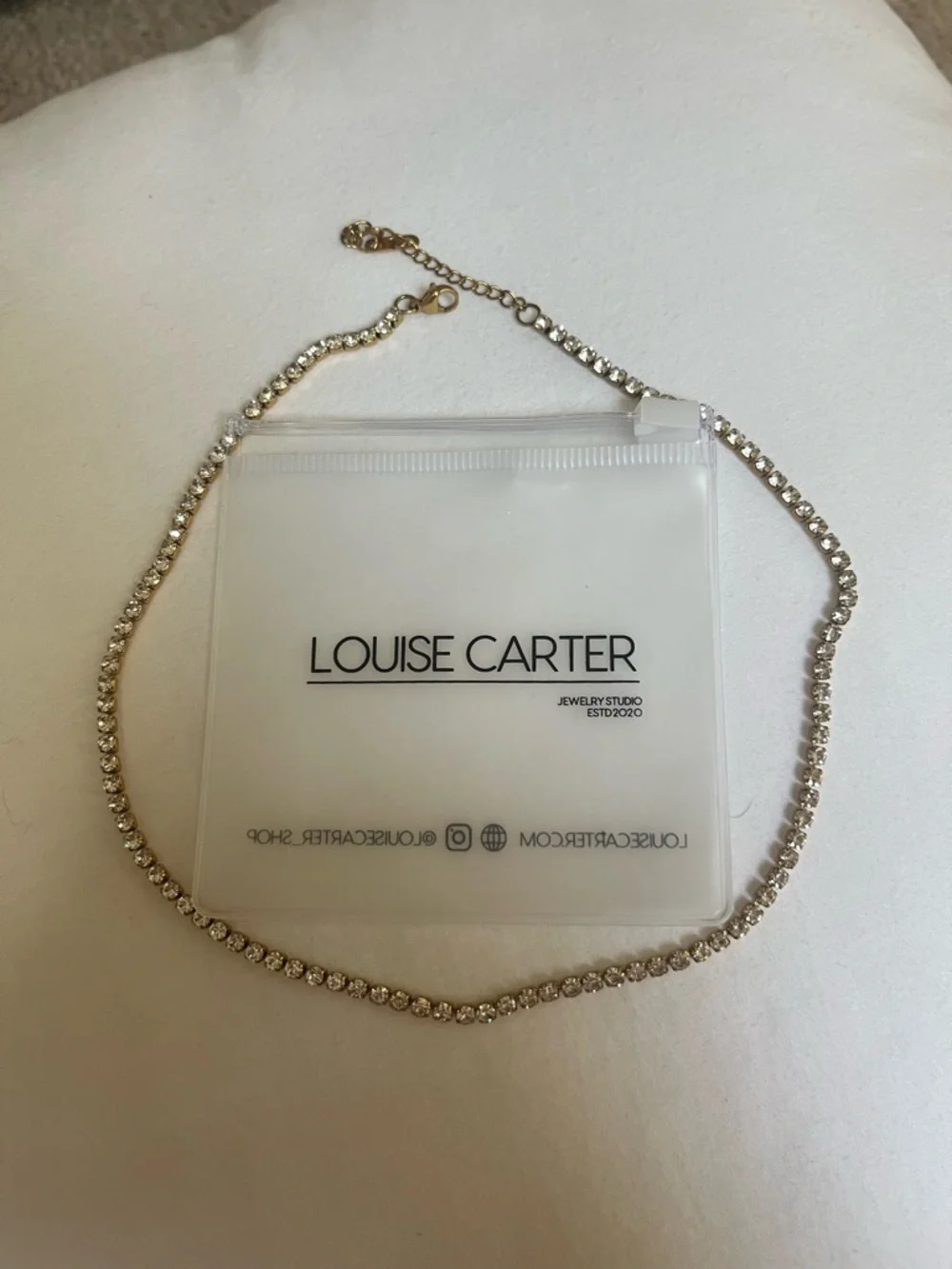 Louise Carter Monaco Tennis Necklace - Picture 8 of 9